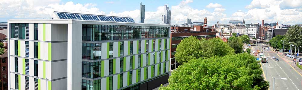 Exterior photo of the James Chadwick Building