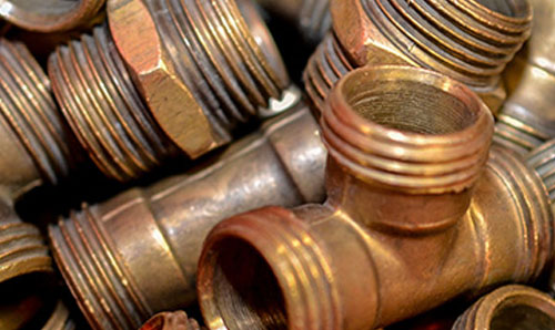 Metal chemical engineering pipes and bolts