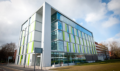 Exterior view of the James Chadwick Building